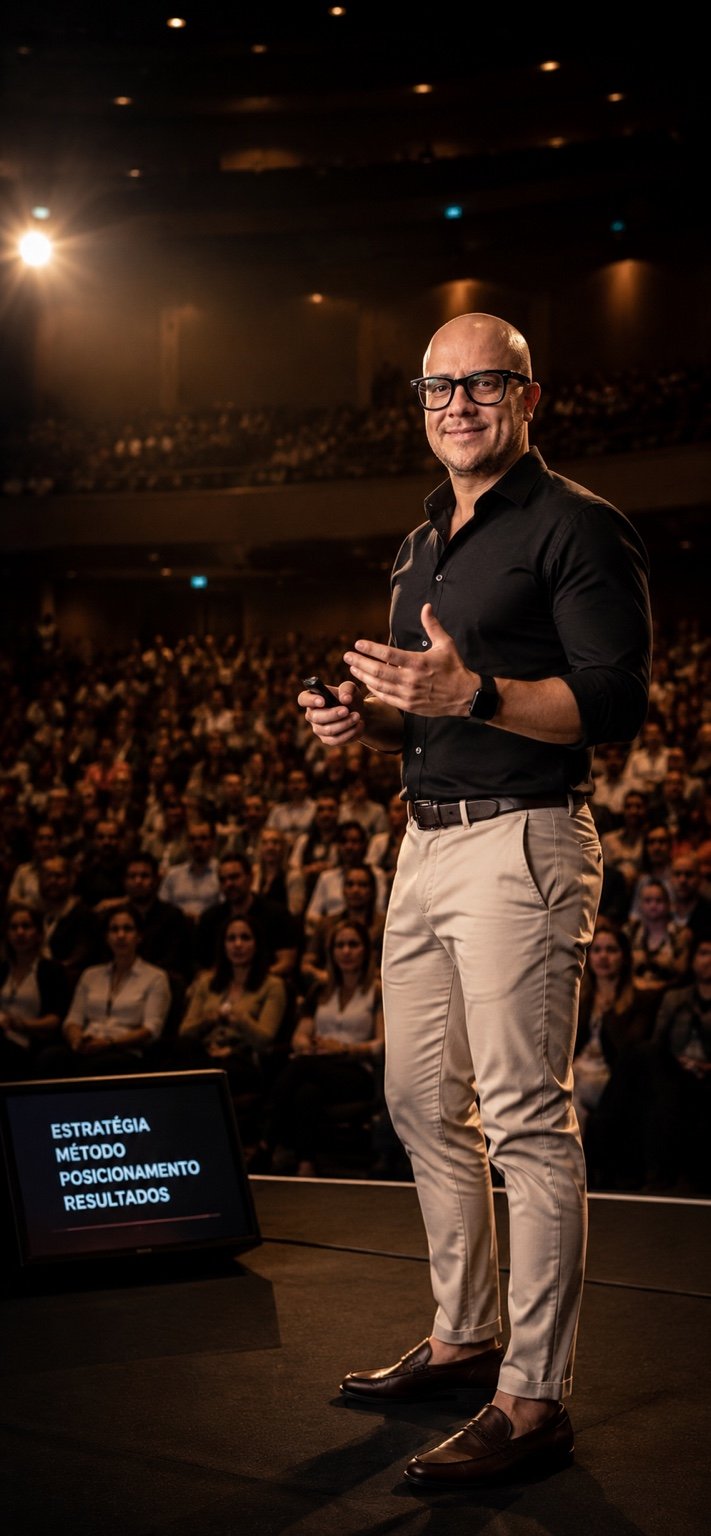 Fundador da Brucazen Digital em apresentação